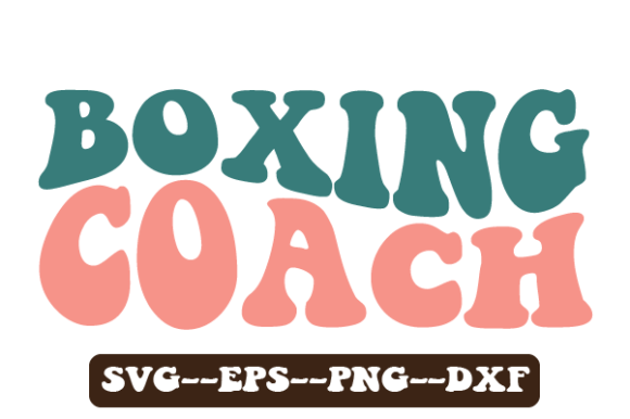 Boxing Coach Retro Wavy SVG: A Designer’s Take