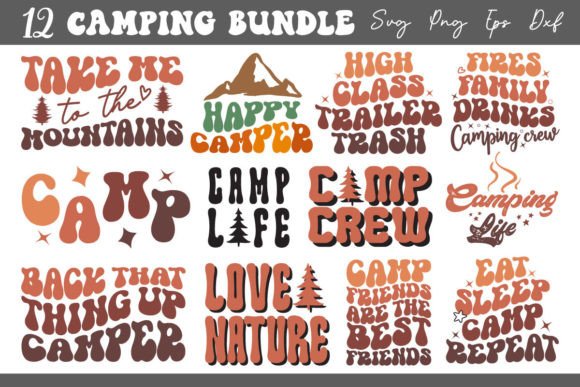 Retro Camping SVG Bundle: A Designer’s Review
