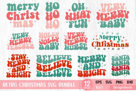 Retro Christmas Sublimation Svg Bundle Review