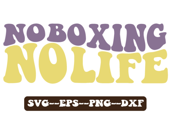Review: No Boxing No Life Retro Wavy SVG for Embroidery