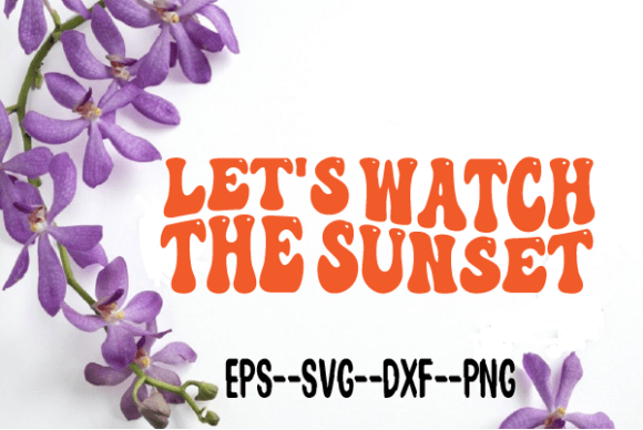 Reviewing Let’s Watch the Sunset: A Retro Wavy SVG for Embroidery