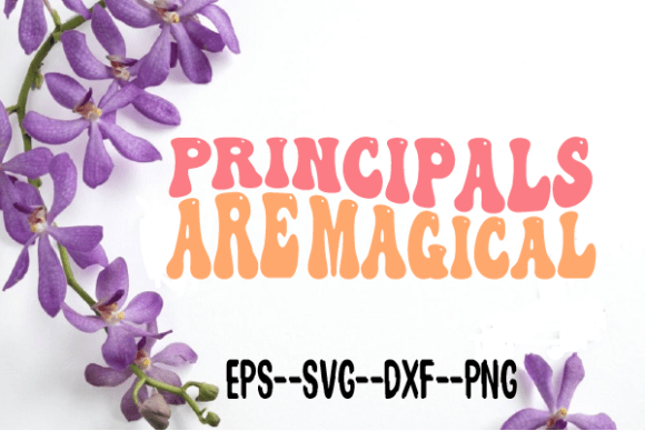 Reviewing Principals Are Magical Unicorn Wavy Svg