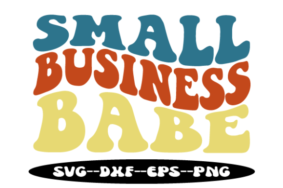 Reviewing SMALL BUSINESS BABE Retro Wavy Svg for Embroidery