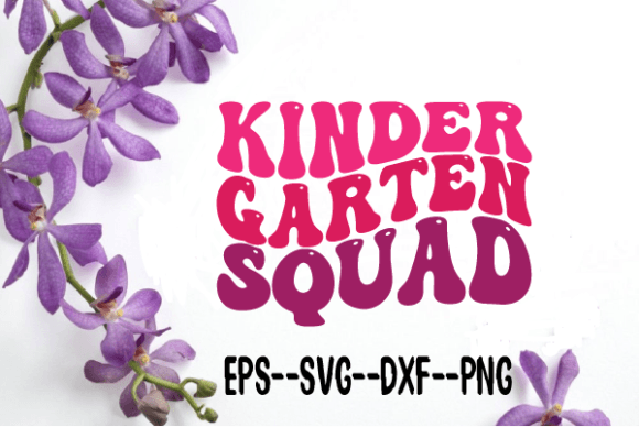 Reviewing the Kindergarten Squad Wavy Retro SVG