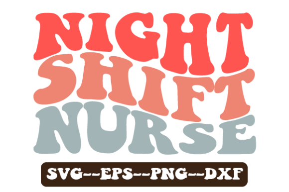 Reviewing the Night Shift Nurse Wavy SVG Design