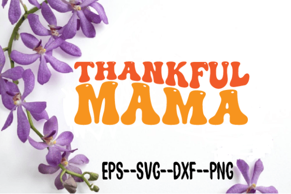 Reviewing the Thankful Mama Retro Wavy SVG for Stitchers