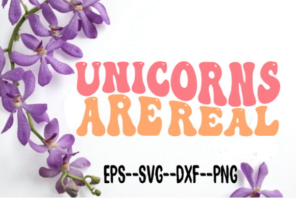 Reviewing the Unicorns Are Real Retro Wavy SVG